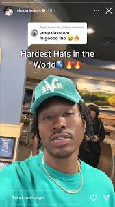 Duke Dennis Reacting to My Hats
