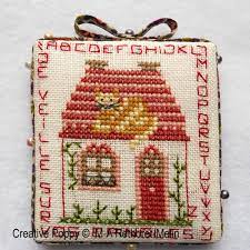 Their patterns are 100 percent completely free. Marie Anne Rethoret Melin Cat On Rooftop Pinkeep Cross Stitch Pattern