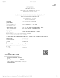 Wilayah 1976, akta industri perkhidmatan air 2006 dan akta suruhanjaya perkhidmatan air. Registration And License Guntong Minerals Sdn Bhd