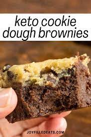 Chocolate Chip Cookie Dough Brownies Low Carb Keto Low Carb Recipes Dessert Keto Dessert Easy Keto Dessert Recipes