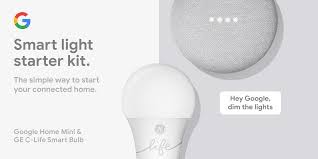 Google Smart Light Starter Kit At Lowes Com Smart Lighting Smart Bulb Starter Kit