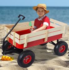 Folding wagon collapsible utility big wheels shopping cart #5. Beach Carts With Big Wheels Toy Wagons For Kids To Pull All Terrain Utility Wagon W Removable Wooden Panels 10 Rubber Wheels Heavy Duty Beach Cart For Outdoor Camping Children Wagon W1899
