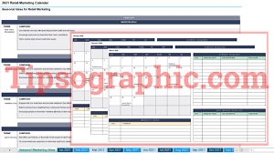 Retail Marketing Calendar Template For Excel 2019 2020 2021 Free Download Tipsographic Marketing Calendar Template Marketing Calendar Retail Marketing