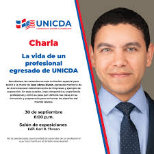 🎓Invitación Especial a la Charla La vida de un profesional egresado de  UNICDA Estudiantes, ¡no se lo pueden perder! José Abreu Durán, es egresado  destacado de la Licenciatura en Administración de Empresas,