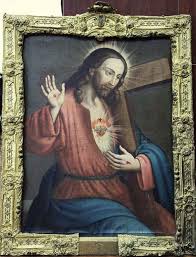 En unión de todos los santos y almas fervorosas que en todos los tiempos y lugares te han amado, te adoro, te amo con todo mi corazón; Sagrado Corazon De Jesus Xix Johnny Merizalde Almeida Artelista Com