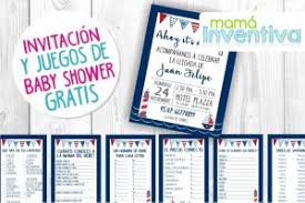 Juegos para baby shower para imprimir. 5 Juegos Para Baby Shower Mama Inventiva