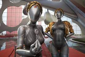 V6918 Atomic Heart Twins Hot Female Robots Lady Game Art 16x12 WALL PRINT  POSTER | eBay