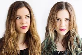 Buy two different shades (your true color and one level lighter) and mix a tablespoon of each. Hair Chalk Diy How To Get Colorful Dip Dye Hair