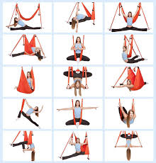 Aerial Yoga Hammock 6 Handles Strap Home Gym Hanging Belt Swing Trapeze Anti Gravity Aerial Traction Device Aerial Yoga Hammock Yoga Hammock Yoga Swing