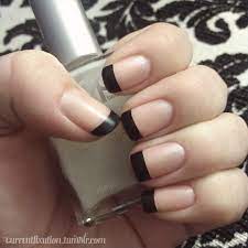 Has been added to your cart. Current Fixation Simple Matte Black French Manicure Black Polish