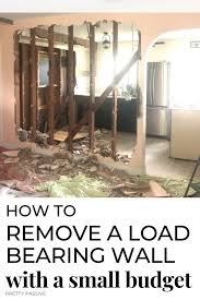 How To Remove A Load Bearing Wall Diy Kitchen Renovation Pretty Passive