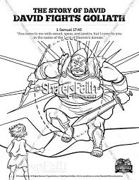 The teacher can choose 4 sports for the relay. 1 Samuel 17 David Fights Goliath Sunday School Coloring Pages Sunday School Coloring Pages