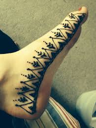 Easy And Simple Henna Foot Design Henna Designs Feet Henna Tattoo Designs Foot Henna