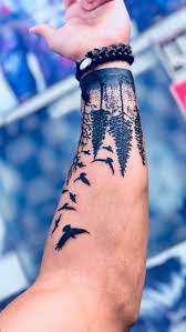 Las mejores 38 ideas de Tatuaje de bosque en el brazo 