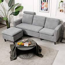 Available in various fun and vibrant colours to best fit your a compact design that's out of this world is delivered with a sectional in comfy blended fabric, solid wood legs, and extra arm pillows. 6 Types Of Small Sectional Sofas For Small Spaces Home Stratosphere