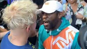 Do you like this video? Floyd Mayweather Sparks Wild Brawl After Youtube Star Jake Paul Steals His Hat Stuff Co Nz