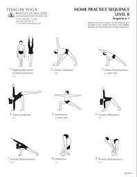Home Practice Sequence Level Ii Sequence 1 Iyengar Yoga Iyengar Yoga Poses Yoga Sequences