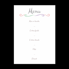Vector illustrations, images with sharp borders such as plastic (or latex), and contrasting textures such as a chess board. Menu Pour Un Mariage A Imprimer