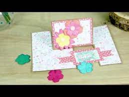 The paper between each of the cuts will form a tab that you'll secure your pop up art to. How To Make An Impossible Card Quick And Cool Card Tutorial Youtube Fancy Fold Cards Card Tutorial Shaped Cards