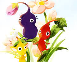 Pikmin Cute Art Kids Birthday Cards Game Art