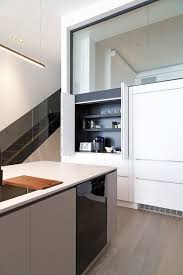 Cuisines Steam Armoire Laque Metal Noir 04 Jpg Kitchen Design Types Of Kitchen Cabinets Kitchen Cabinet Design
