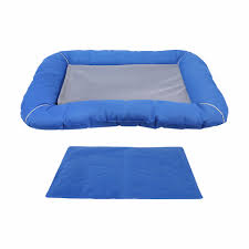 pet cooling bed blue kmart blue bedding outdoor blanket dog accessories