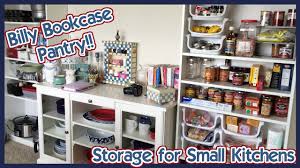 Buy small bookcase and get the best deals at the lowest prices on ebay! Billy Bookcase Pantry Storage Tour Youtube