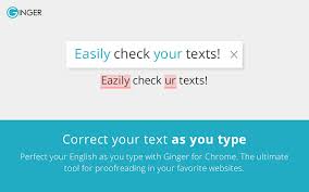 Grammar And Spelling Checker By Ginger Chrome Webstore