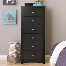 Prepac black sonoma double / full platform storage bed with 6 drawers chest features durable composite wood product construction. Prepac Tall 6 Drawer Dresser Dressers Furniture Appliances Shop The Exchange
