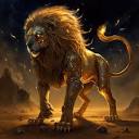 Golden Lion High Resolution Digital Download - Etsy