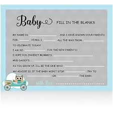 Even after many years of education, there are certain things that some people still get confused by. Xoxokristen Blue Baby Boy Shower Collection Owl Baby Fill In The Blank Game It S A Boy Fill In The Blank Amazon In Home Kitchen
