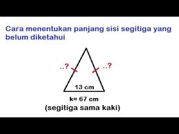 Check spelling or type a new query. Cara Menentukan Panjang Sisi Segitiga Yang Belum Diketahui Tentukan Sisi Yang Belum Diketahui Youtube