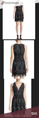 Max Studio Lace Jacquard Fringe Hem Dress Nwt Dresses Clothes Design Fashion