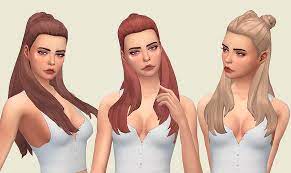 Kiarazurk S Ariana V1 V2 V3 Hairs Recoloured Up Until Recently I Didn T Even Know There Were Three Versions Of This Sims Hair Sims 4 Mm Cc Sims 4 Cc Finds
