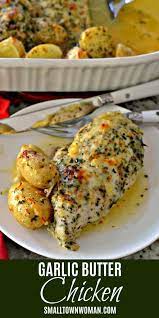 Garlic Butter Chicken Maincourse American Chicken Bake Recipes Chicken Dinner Recipes Chicken Recipes