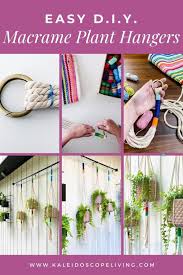 Diy Macrame Plant Hanger Tutorial Kaleidoscope Living In 2020 Diy Macrame Plant Hanger Plant Hanger Diy Macrame Plant Hanger Tutorials