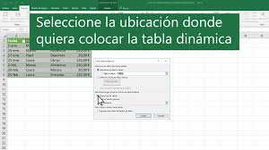 Crear Una Tabla Dinamica Para Analizar Datos De Una Hoja De Calculo