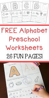 They are a wonderful way for kids to learn the fundamental aspects of life. Free Alphabet Preschool Printable Worksheets To Learn The Alphabet