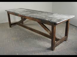 Zinc Top Dining Table Reviews Zinc Dining Tables Zinc Table Modern Dining Table