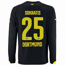 Such is the distinctive nature of the yellow home jersey that they rarely have to wear an away strip because no other bundesliga club wears yellow, so colour clashes are virtually never a problem. Borussia Dortmund Away 2014 15 My Soccer Universe