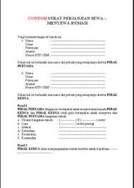 Lamudi pun mengutip beberapa bagian penting dari contoh surat. Contoh Surat Perjanjian Sewa Rumah Simple Pdf Bagikan Contoh