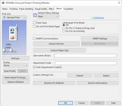 Info about konica minolta c364! Toshiba Universal Print Driver Printix Administrator Manual 1