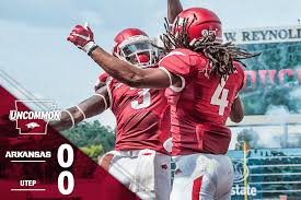 Panthers at football team, who wins? Six Touchdowns Six Gifs Arkansas Razorbacks