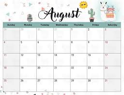 Calendar August 2019 August Printable 2019 August 2019 Calendar August Calendar Printable Instan August Calendar Calendar Printables Print Calendar