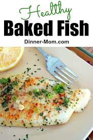 This Lemony Baked Fish Recipe Is On The Weekly Dinner Rotation At Our House Because It S Healthy Qu Fish Recipes Healthy White Fish Recipes Baked Fish Recipes