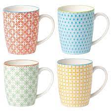 Awesome mugs to add to your collection and as a plus wayfair has another with the same design from the same brand in a bigger oz size!! Wrought Studio Ayansh 4 Piece Coffee Mug Set Reviews Wayfair