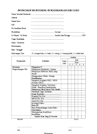 Kompetensi inti evaluasi diri terhadap kompetensi terkait Contoh Pengisian Ev Diri Guru
