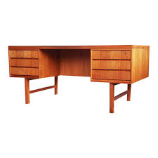 Check out our two sided desk selection for the very best in unique or custom, handmade pieces well you're in luck, because here they come. Mid Century Kai Kristiansen Double Pedestal Two Sided Executive Desk Chairish