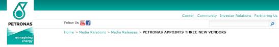 Check spelling or type a new query. Http Www Petroclamp Com About Us News Petronas 20has 20appointed 20three 20new 20bumiputera 20vendors 20under 20its 20vendor 20development 20programme Pdf