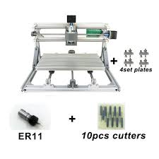 Pcb milling is a very delicate job. 3 Axis Usb Diy Cnc 3018 Mill Wood Router Kit Engraver Pcb Milling Machine Er11 For Sale Online Ebay